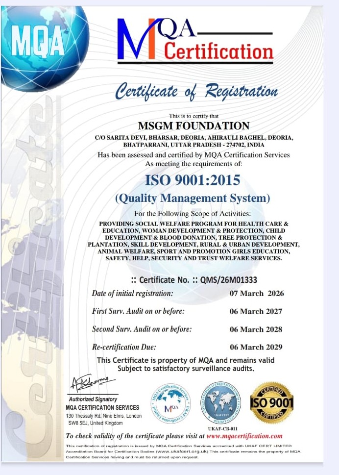 ISO Certificate